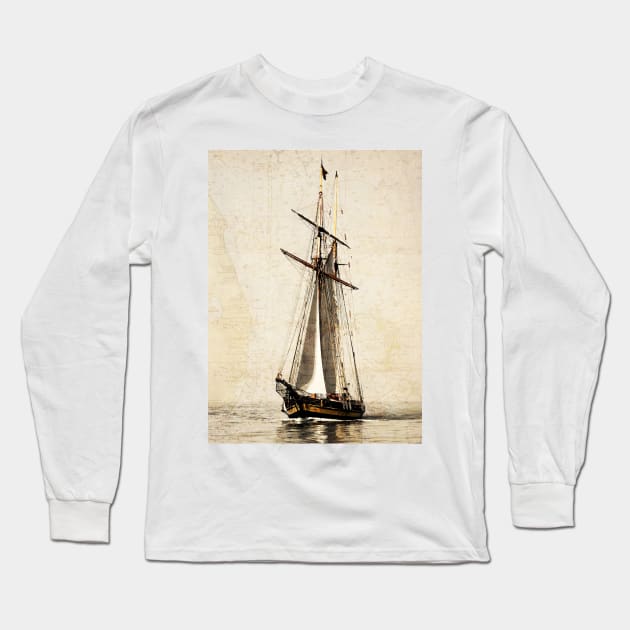 Sail Away Long Sleeve T-Shirt by tgass